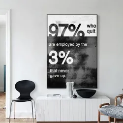 ~ Up - Motivationsposter - Leinwand