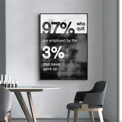 ~ Up - Motivationsposter - Leinwand