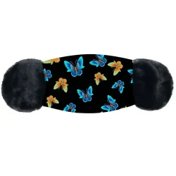 2 in 1 - face / mouth mask with earmuffs - butterflies printMouth masks