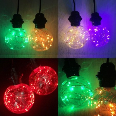 E27 - 220V 110V - RGB - LED dekorative Lampe