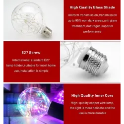 LED - RGB - E27 - 110V 220V - Edison Lampe - dekorative Drähte Design