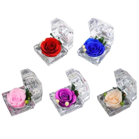Frische Rose - Kristallschmuckkasten - Hochzeit - Valentinstag