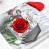 Preserved fresh rose - crystal jewellery box - wedding - Valentines dayValentine's day