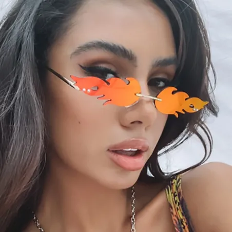 Sexy - Vintage Sonnenbrille - Feuerflammen
