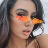 Sexy - vintage sunglasses - fire flamesSunglasses