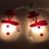 String mit Schneemännern - LED Weihnachtsbaum dekorative Lichter