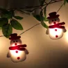 String mit Schneemännern - LED Weihnachtsbaum dekorative Lichter