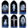 3D Lasergravurwürfel - Jesus - Engel - Jungfrau Mary - Kristallstatue