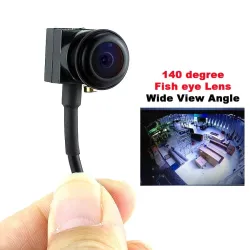 700TVL - 140 Grad - Weitwinkel - Fisheye Objektiv - Mini Sicherheitskamera / Video
