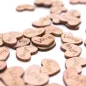 Mini Holz Liebe Herzen - Dekoration - 100 Stück