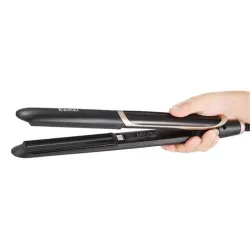 2 in 1 Kemei - Keramik Haar Richter / Curler - Infrarot-Thermostatbeschichtung