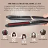 2 in 1 Kemei - ceramic hair straightener / curler - infrared thermostatic coatingHair straighteners