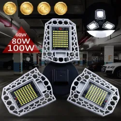 LED Lampe - faltbare Lampe - hohe Leistung - E27 - 110V - 220V - 40W - 60W - 80W