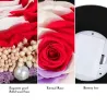 Reservierte ewige Rose - Glasbox mit Licht - Valentinstag / Hochzeitsgeschenk