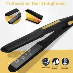 Ceramic hair straightener - temperature adjustment - ionic - dry / wet hairHair straighteners