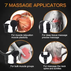 Massagepistole - Muskelentlastung / Entspannung - Elektro-Körpermassagegerät - 30 Geschwindigkeiten - 2500mAH