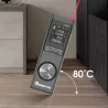 80m - digitaler Laserentferner - elektronischer Winkelsensor - USB - wasserdicht