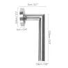 Stainless steel door handles - 2 pieces setFurniture
