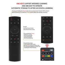 G20S - 2.4G - Wireless Air Maus - Gyro - Sprachsteuerung - Mini-Tastatur - Fernbedienung für PC Android TV Box