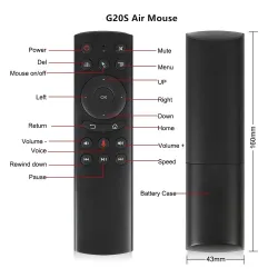 G20S - 2.4G - Wireless Air Maus - Gyro - Sprachsteuerung - Mini-Tastatur - Fernbedienung für PC Android TV Box