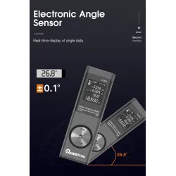80m - digitaler Laserentferner - elektronischer Winkelsensor - USB - wasserdicht