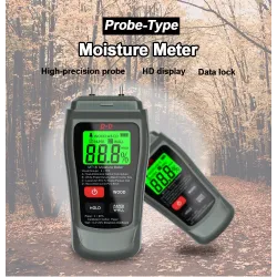 MT-18 - grau - digital tester - holz / papier feuchtigkeitsmesser - wandfeuchte sensor - tester