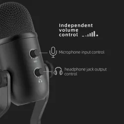 K678 - USB professionelles Mikrofon - Aufnahme - Streaming - Spiele - für PC / Mac / PS4