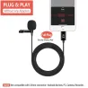 YC-LM10 II - 1,5m - 3m - 6m - professionelles Mikrofon Lavalier - Kabel für iPhone
