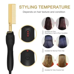 2 in 1 - multifunction hair straightener / curler / comb - wet / dry hairHair straighteners