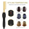 2 in 1 - multifunction hair straightener / curler / comb - wet / dry hairHair straighteners
