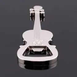 Flaschenöffner aus Edelstahl - Gitarrenform