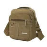 Schulter / Crossbody kleine Tasche - Leinwand