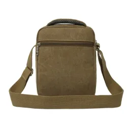 Schulter / Crossbody kleine Tasche - Leinwand