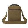 Schulter / Crossbody kleine Tasche - Leinwand
