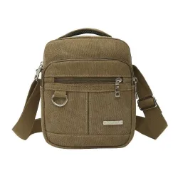 Schulter / Crossbody kleine Tasche - Leinwand