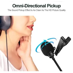 YC-LM10 II - 1.5m - 3m - 6m - professional microphone Lavalier - cable for iPhoneMicrophones
