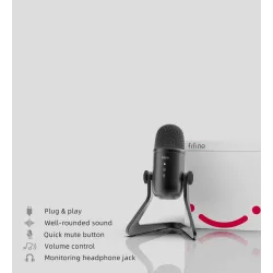 K678 - USB professionelles Mikrofon - Aufnahme - Streaming - Spiele - für PC / Mac / PS4