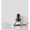K678 - USB professionelles Mikrofon - Aufnahme - Streaming - Spiele - für PC / Mac / PS4