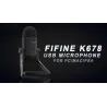 K678 - USB professionelles Mikrofon - Aufnahme - Streaming - Spiele - für PC / Mac / PS4