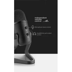 K678 - USB professionelles Mikrofon - Aufnahme - Streaming - Spiele - für PC / Mac / PS4