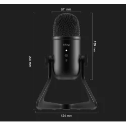 K678 - USB professionelles Mikrofon - Aufnahme - Streaming - Spiele - für PC / Mac / PS4