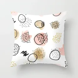 Printed abstrakt design - Kissenbezug - Polyester - 40 * 40cm - 45 * 45cm
