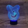 3D abstract shape - touch control - RGB - LED - USB - night lampLights & lighting