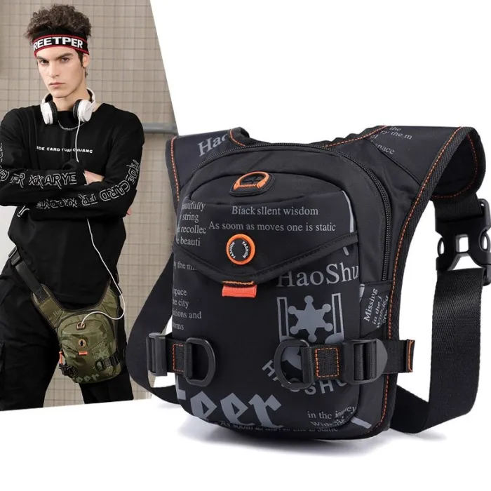 Leg / Taille / Schulter kleine Tasche - wasserdichtes Nylon - unisex