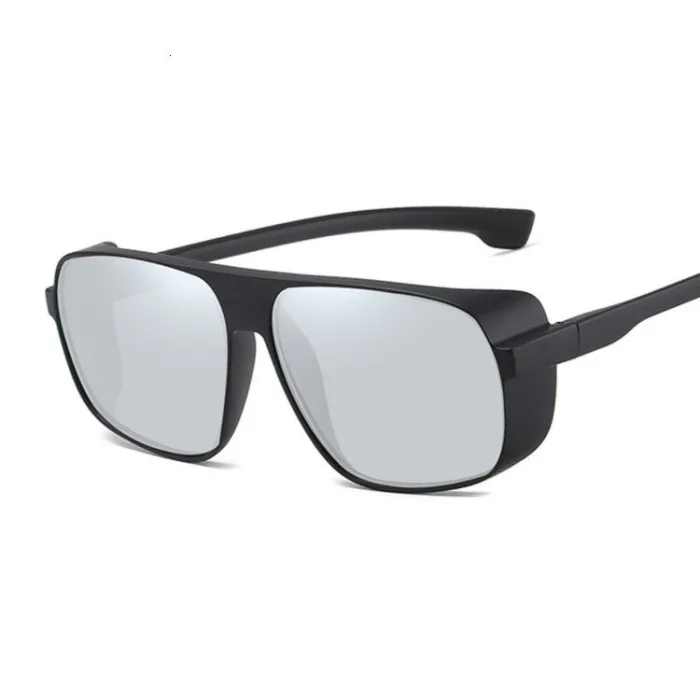 Retro / steampunk sunglasses - with side shields - UV400 - unisexSunglasses