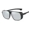 Retro / Steampunk Sonnenbrille - mit Seitenschilden - UV400 - unisex
