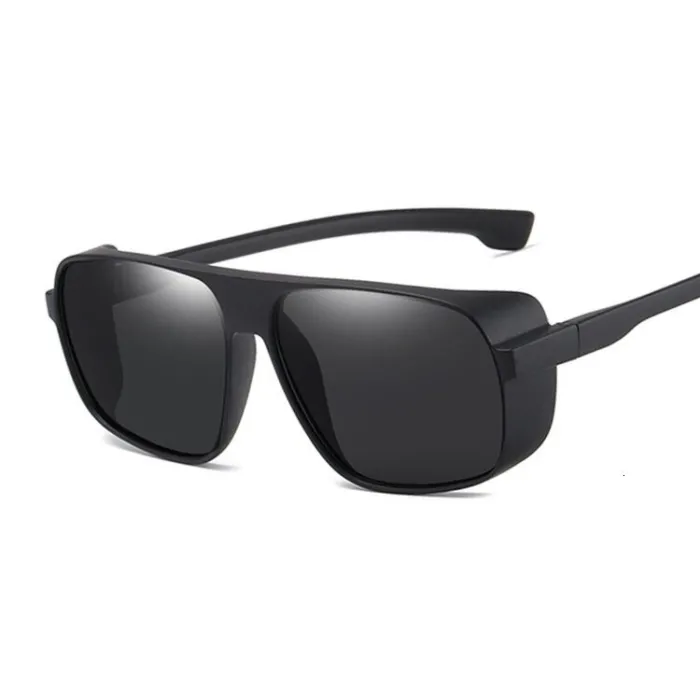 Retro / steampunk sunglasses - with side shields - UV400 - unisexSunglasses