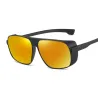 Retro / Steampunk Sonnenbrille - mit Seitenschilden - UV400 - unisex