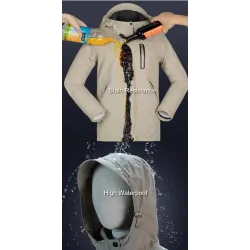 USB - heated thermal jacket with hood / zippers - waterproofJackets