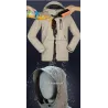 USB - beheizte Wärmejacke mit Kapuze / Reißverschluss - wasserdicht